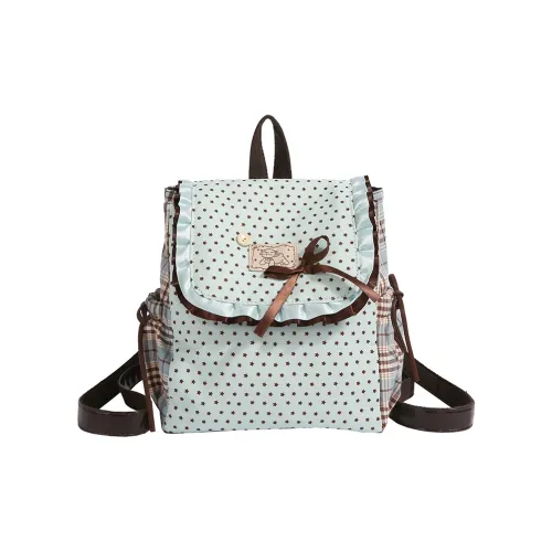 ResNonverba Нейлоновый рюкзак стандартный женский изумрудно-зеленый