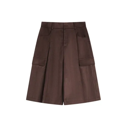 ELLE Кофе Женские Повседневные Шорты