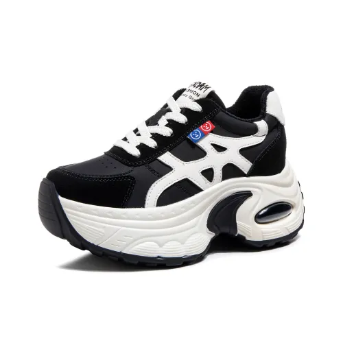 POOQ Низкие кеды с толстой подошвой Женские