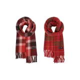 Кофейный красный клетчатый + Рождество клетчатый