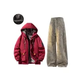 Красный [с флисовой подкладкой] + кофе