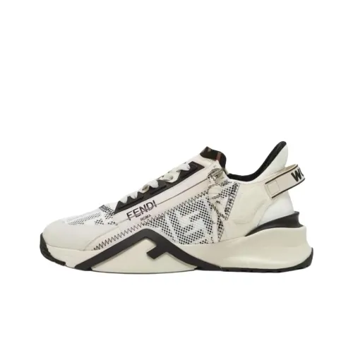 FENDI FLow Low Топ Повседневная обувь Женская Белая