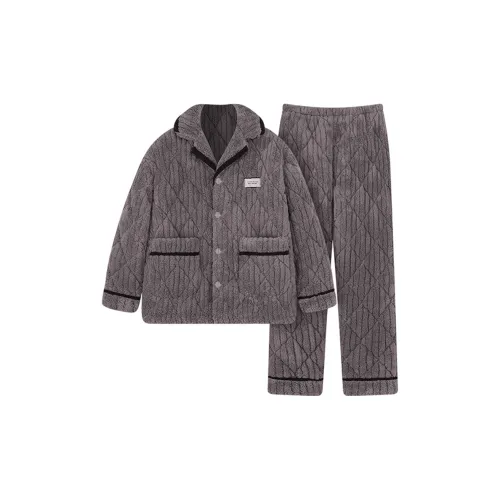 ЮЙЧЖАОЛИНЬ Pajama Комплект Осенний и Зимний Мужской