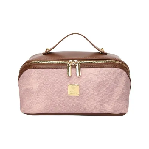 Gentle Welcome Женская сумка 2025 Роскошь Винтаж Сумка для макияжа Большая вместимость Портативная Путешествия Сумка для хранения туалетных принадлежностей