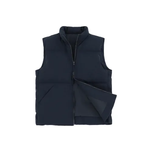 ZINGCHEN Темно-синий синий мужской пуховый жилет