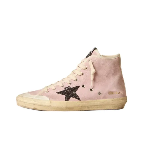 Golden Goose Francy High Топ Скейтборд Кроссовки Женские Розовые