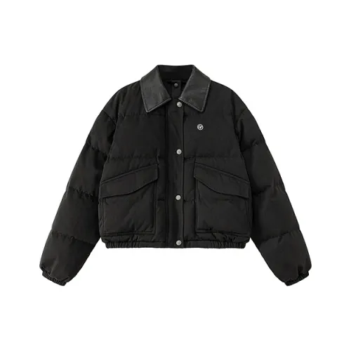 CHUU Черный Женский Пуховик