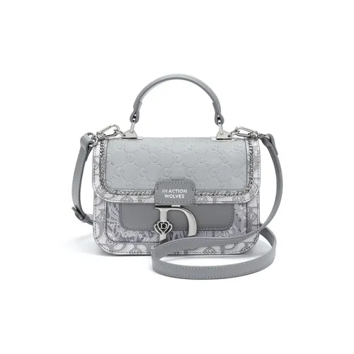 SEPTWOLVES ПУ (полиуретан) Сумка Стандартная Женская Серого цвета