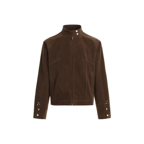 PLQV Коричневый Мужской Куртки