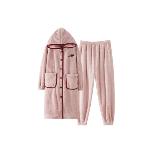 Qin Jing Пижамный комплект женский розовый