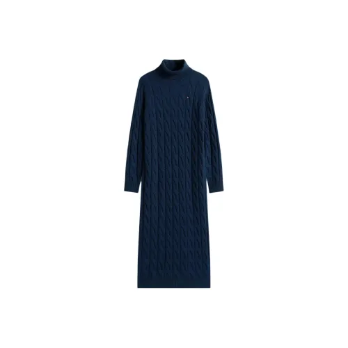 Tommy Hilfiger Длинное платье с длинными рукавами женское