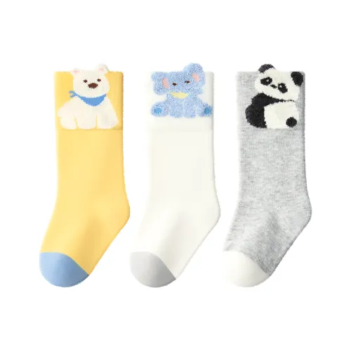 Малыш Осенние Зимние Newborn Детские Носки 3 Пачки Младенец Wa Toddler