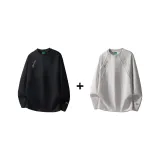 Чёрный, серый (2 упаковки)