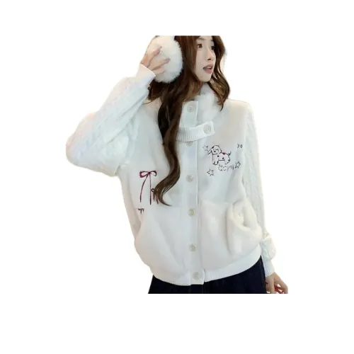 YOUSEKOO Экрю Женская Трикотажная Одежда