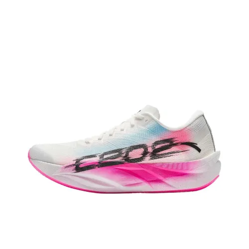 ANTA Амортизация Легкий Низкий Топ Повседневные Кроссовки для Бега на Дистанцию Мужские Розовые Белые