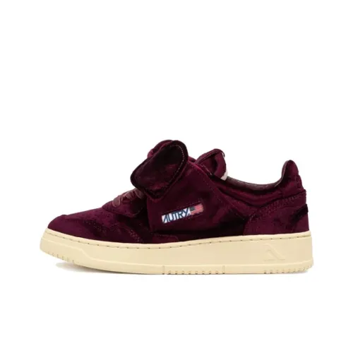 AUTRY Medalist Вельвет Низкий Топ Повседневная Обувь Женская Бордовый