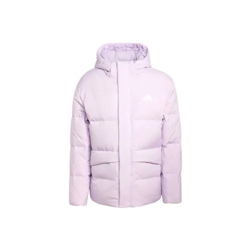 Adidas Пудра Сливовый фиолетовый Унисекс Пуховые куртки