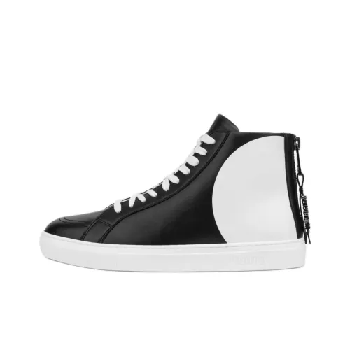 MOSCHINO Graphic High Топ Скейтборд Кроссовки Мужские Черные