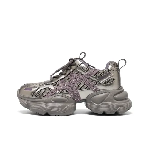 ST SAT Амортизаторы устойчивые к истиранию противоскользящие с низким верхом с подошвой типа "толстая подошва" женские