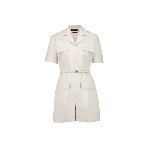 GUCCI Светлый Бежевый Женские Комбинезоны