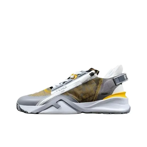 FENDI Flow Low Топ Повседневная обувь Мужской Желтый