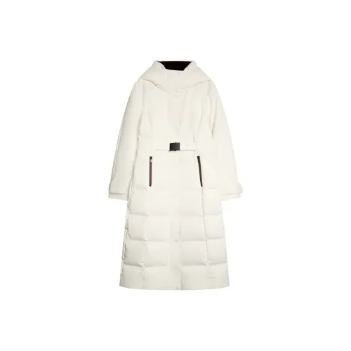 ELLE Белый Женский Пуховик