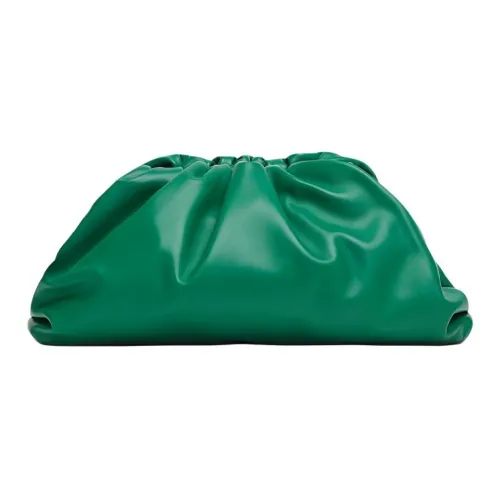 Bottega Veneta Коровья кожа Клатч Стандартный Женские Гонки Зеленый