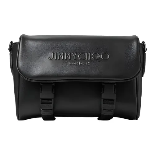 Jimmy Choo Телячья кожа Сумка через плечо Мужской Черный