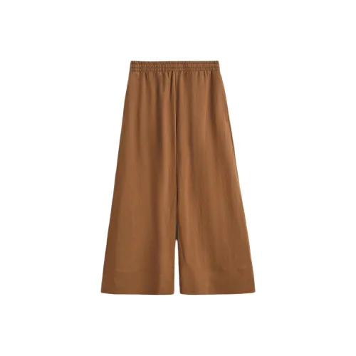 COS Коричневый Женские Повседневные Брюки