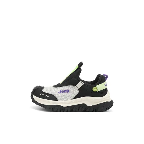 Jeep Амортизация Устойчивый к износу Легкий Амортизация Низкий Топ Беговые кроссовки Панда Белый Детский