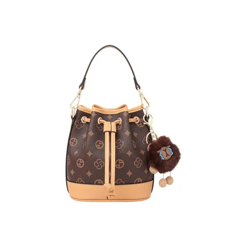 Younger Song Сумка из синтетической кожи Женская Кофейного цвета