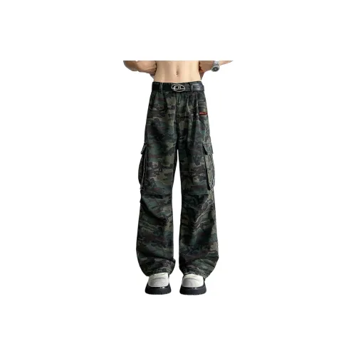 HOKLV Камуфляж С подарками Съемная застежка-булавка Унисекс Джинсы