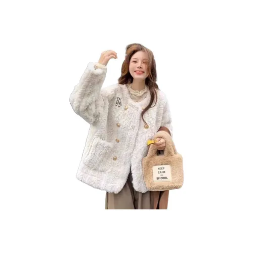 PNVB Белый Женские Бархатные Куртки