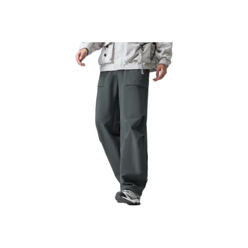 ZENGZHI Карго Брюки Свободный крой Прямой крой Унисекс