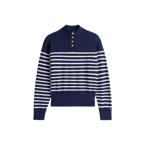 Tommy Hilfiger Белые Полосы Женские Свитера