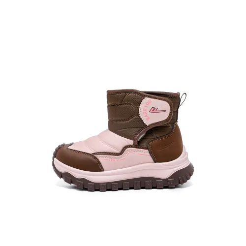 Warrior Термический Увеличивающий Высоту Устойчивый к Износу Противоскользящий Высокий Топ Детские Зимние Сапоги