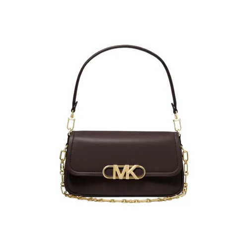 MICHAEL KORS Паркер Коровья кожа Сумка на плечо Средний Женские Шоколад