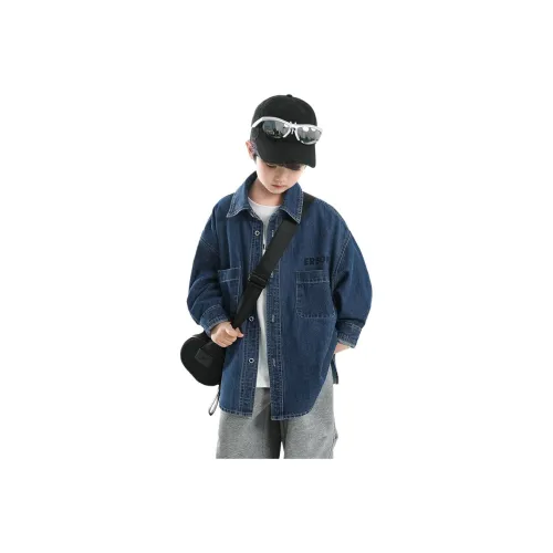 Baby Elephant Ham Детские джинсовые рубашки для малышей