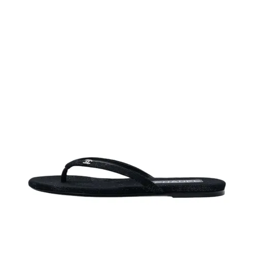 CHANEL Шлепанцы Женские Черные