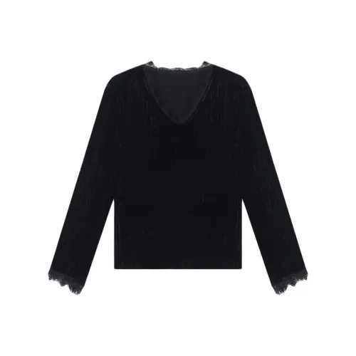 GZQJ Черные Женские Рубашки