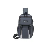 Одиночный, спина, серый