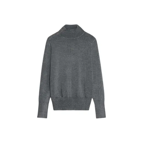 ZARA Зебра с принтом серый женский трикотаж