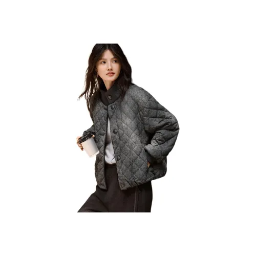 XWI Dark Photinia Gray Women's Down Jackets (Пуховики)