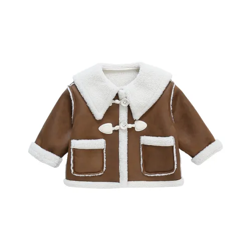 SHIBU Радужный Слон D2412 Два Пуговица Дубленка Цвет изображения Kids Куртки