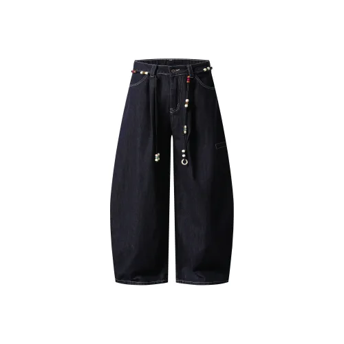 WITHOUTSUMMER Черные Унисекс Джинсы