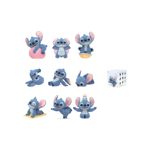TOP TOY X Disney Стич Свежий образ Йога Коллекция Слепые коробки Один Mystery Коробка Целая коробка 8 шт