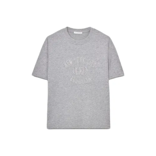 ZARA Зебра с принтом серые женские T-рубашки