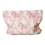 Розовый, большой бант