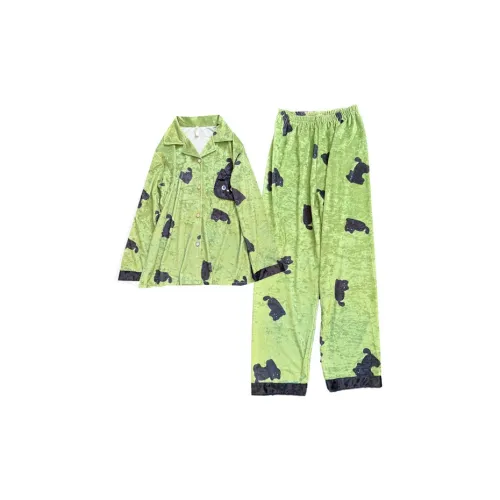 OEING Зеленый [Комплекты одежды] Женские Пижамные комплекты
