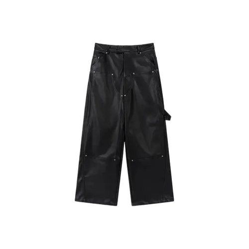 VIA PITTI Кожаные брюки женские